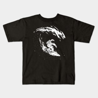 Surfing Astronaut Kids T-Shirt